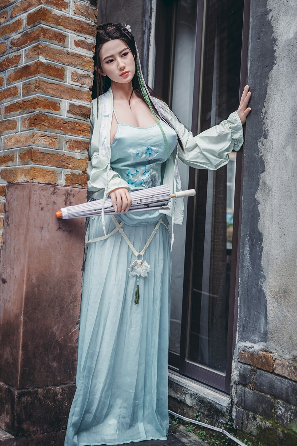 Yuyan sekso lėlė (Starpery 163 cm G puodelis TPE + silikonas)