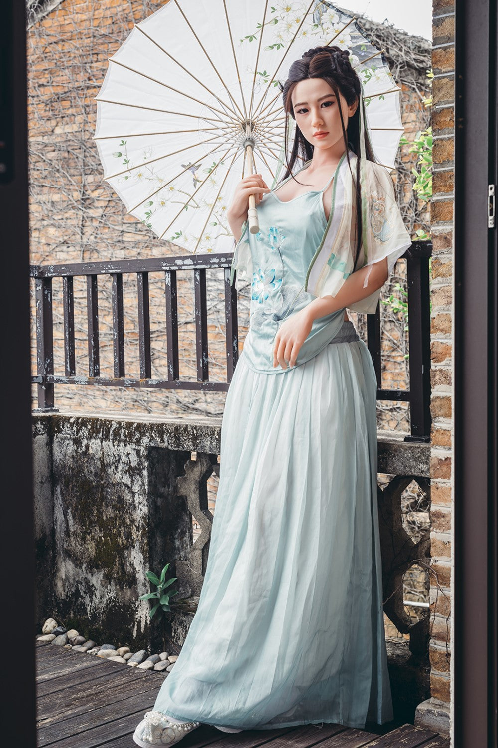 Yuyan sekso lėlė (Starpery 163 cm G puodelis TPE + silikonas)