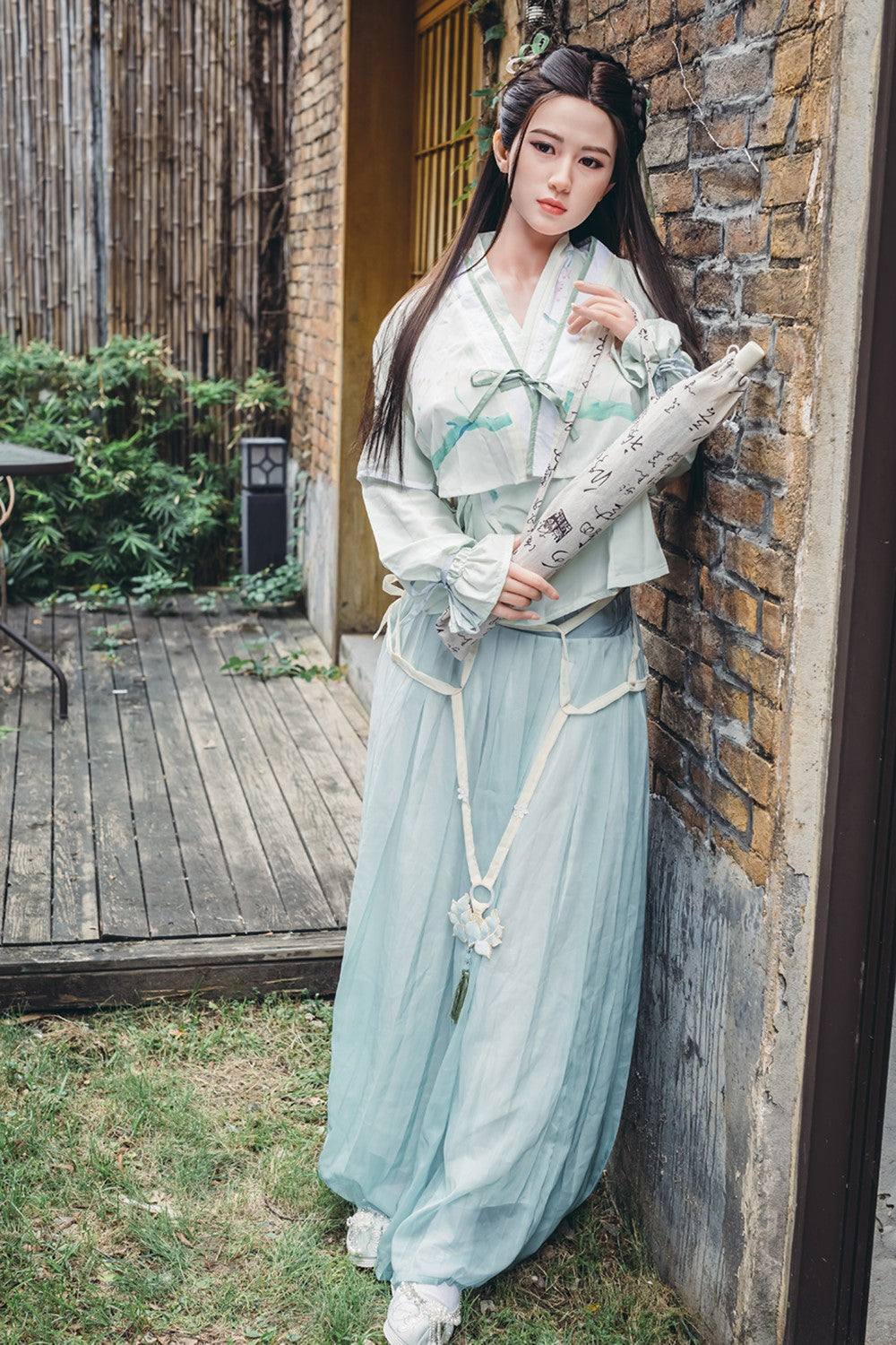 Yuyan sekso lėlė (Starpery 163 cm G puodelis TPE + silikonas)