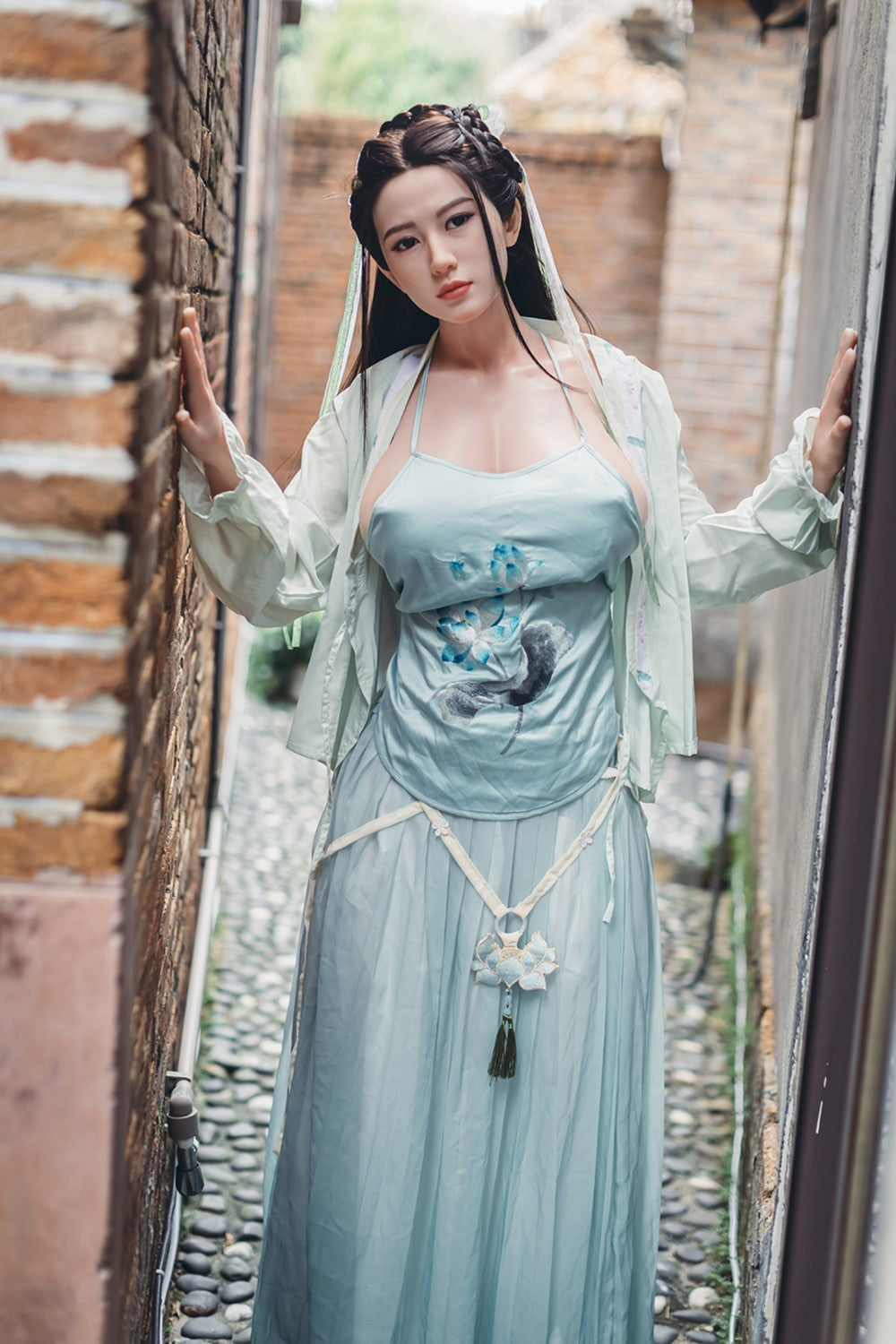 Yuyan sekso lėlė (Starpery 163 cm G puodelis TPE + silikonas)