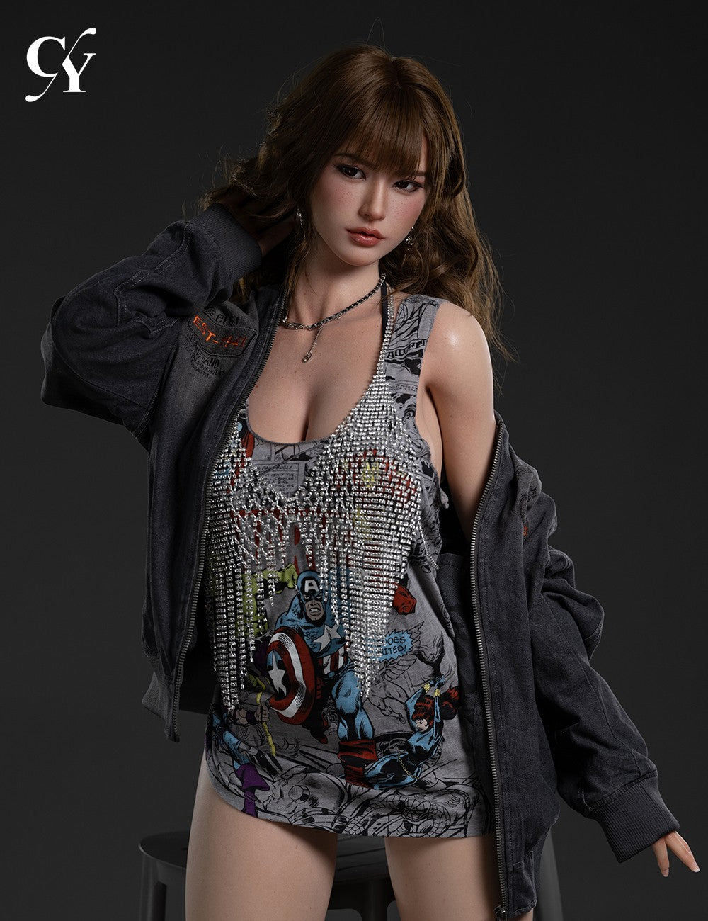 Yuki Sex Doll (TOP CYDOLL 168 cm F-puodelis TPE + silikonas)