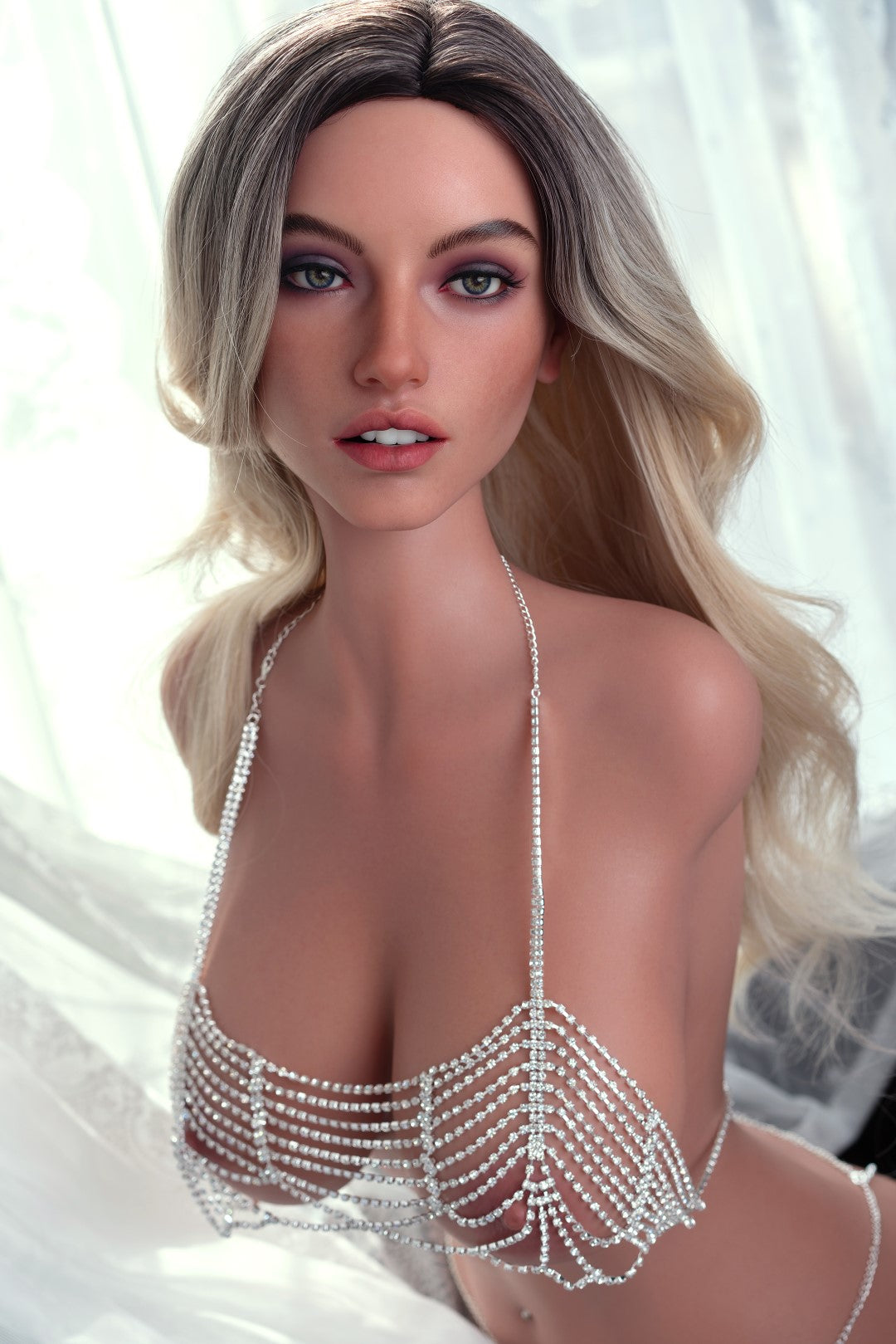 Sekso lėlė Gabriella Torso (Zelex 109 cm G-Kupa ZXE216-1 SLE silikonas)