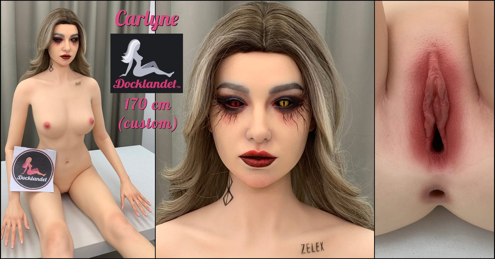 Lilith Sex Doll (Zelex 175 cm E-Cup GE45-S silikonas)