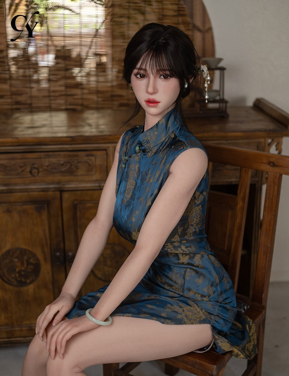 Sekso lėlė Zhimin (TOP CYDOLL 168 cm F-puodelis TPE + silikonas)