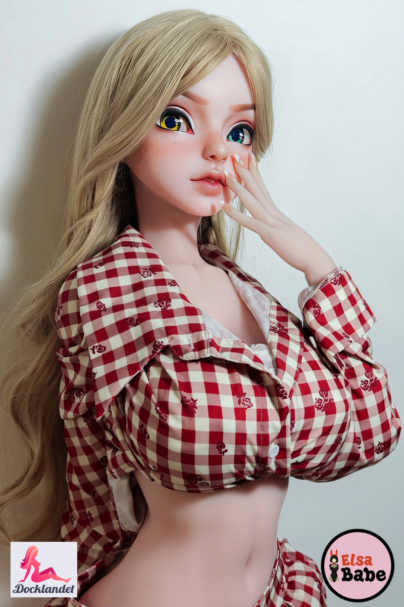 Jennifer Eden sekso lėlė (Elsa Babe 148 cm DHR012 silikonas)