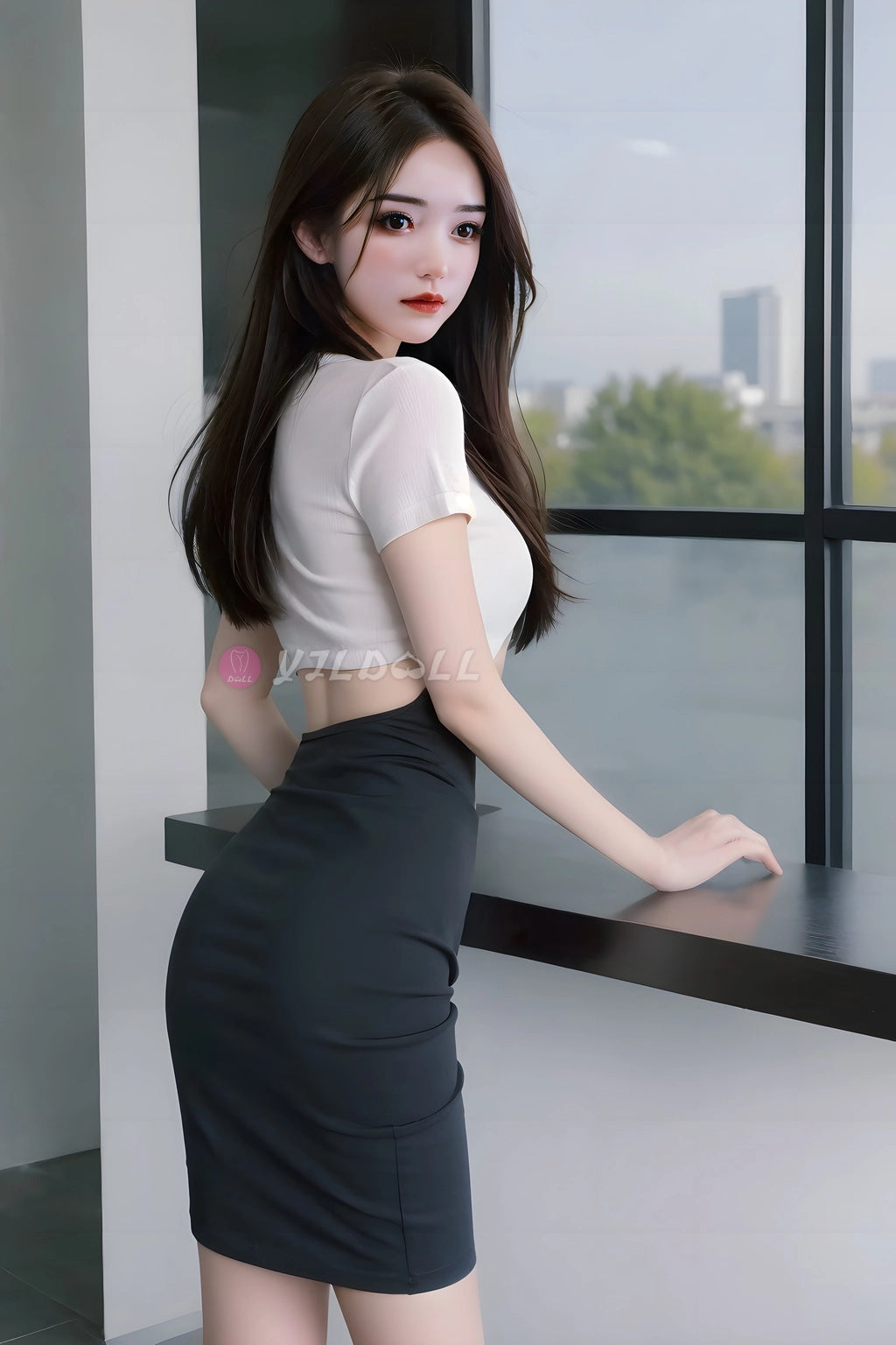 Sekso lėlė Wei Ling (YJL Doll 155 cm C-Cup #879 silikonas)