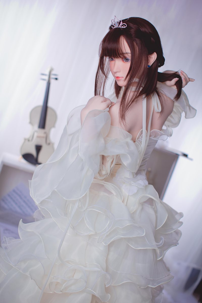 Xinyang sekso lėlė (FUDoll 148 cm D puodelis # J012 silikonas)