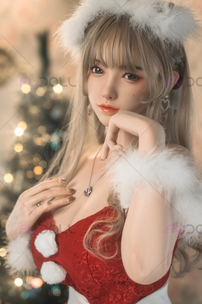 Miss Santa Sex Doll (FUDoll 165 cm F puodelis # J032-1 silikonas)