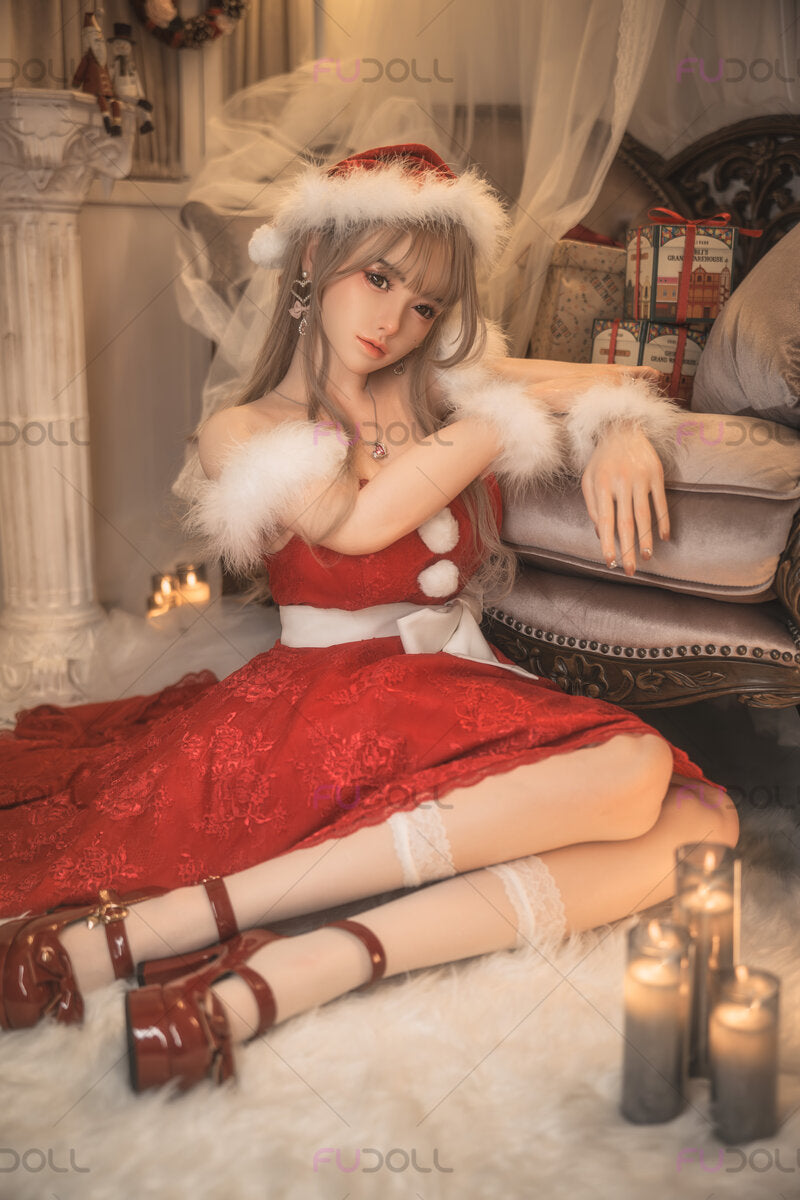 Miss Santa Sex Doll (FUDoll 165 cm F puodelis # J032-1 silikonas)