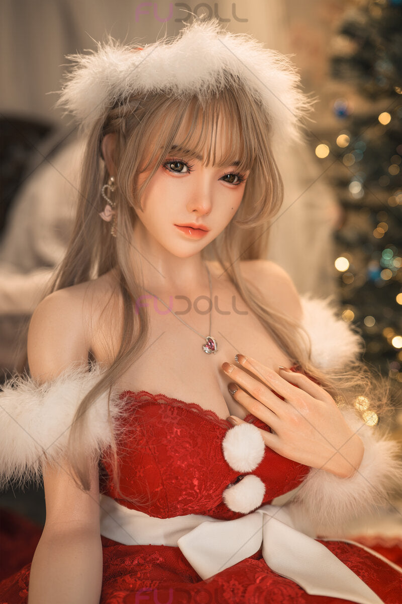 Miss Santa Sex Doll (FUDoll 165 cm F puodelis # J032-1 silikonas)