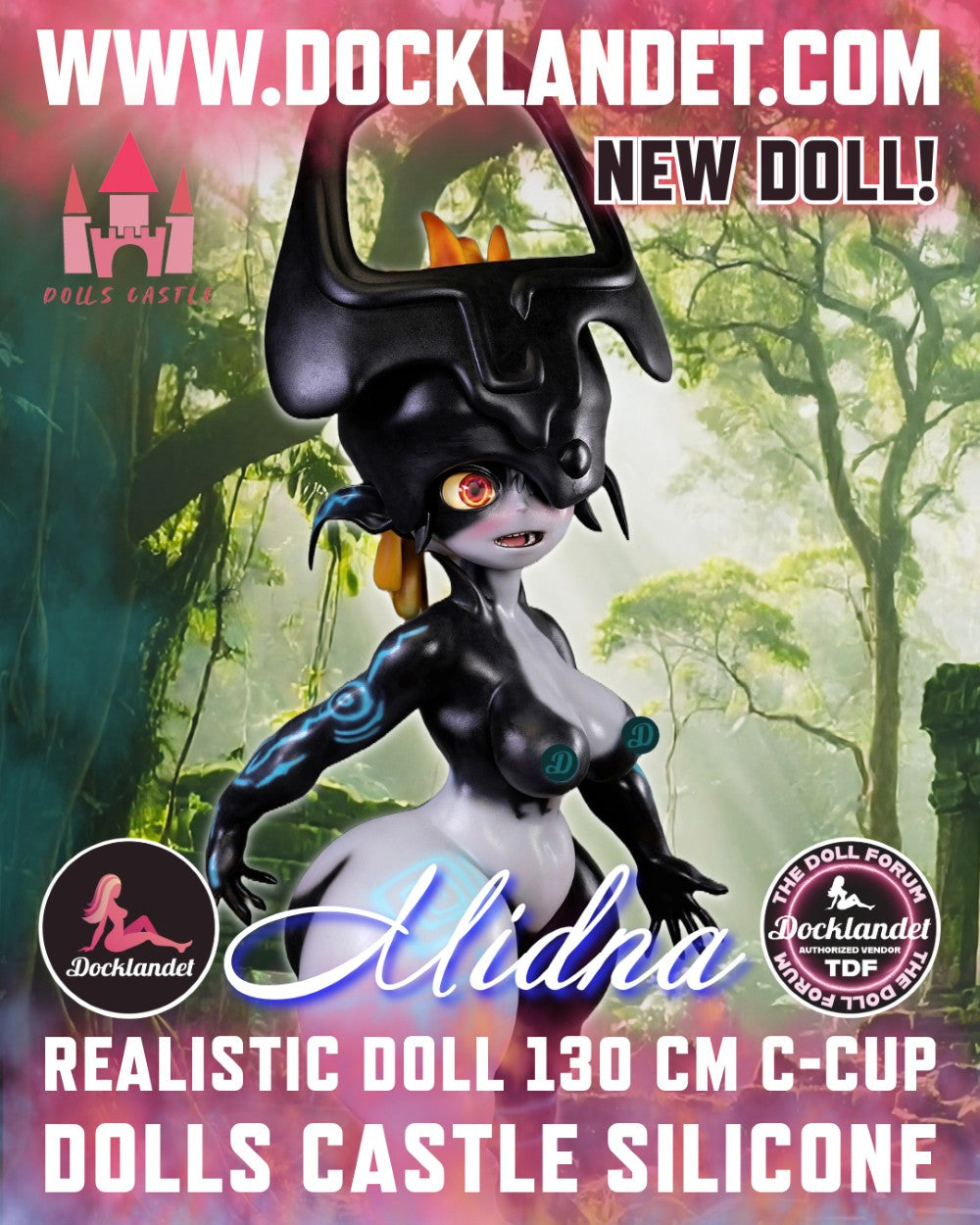 Sekso lėlė Midna (Dolls Castle 130 cm C-Cup #SZ6 silikonas)
