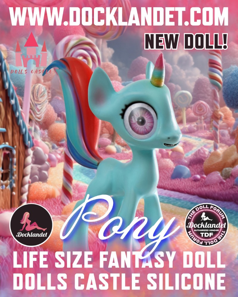 Ponis Sex Doll (Dolls Castle 46 cm silikonas)