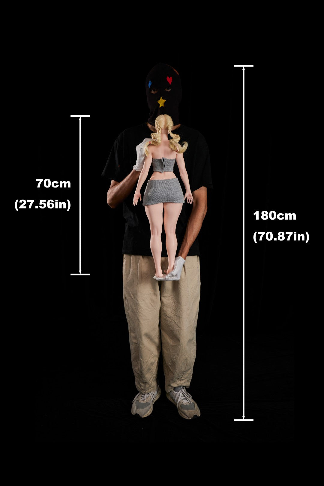 Cammy Sex Doll (Climax Doll Mini 70cm D-puodelis, silikonas)