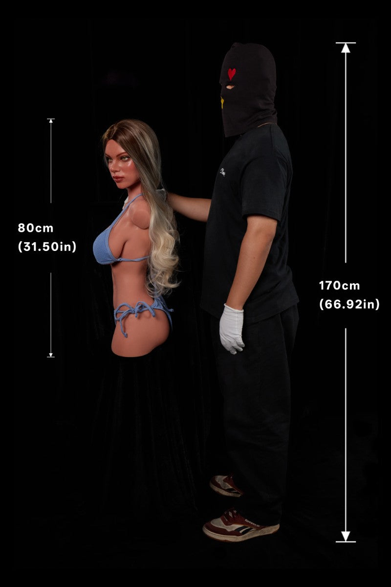 Hedia Torso Sexdocka (Climax Doll ULW 80cm E-kupa Silikon)