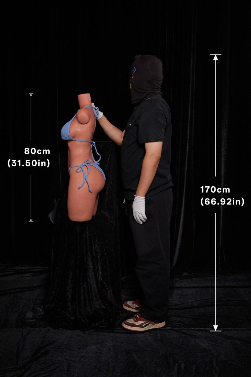 „Sport Torso Sex Doll“ (Climax Lėlė ULW 80cm E-puodelis silikonas)