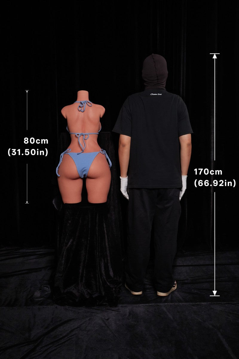 „Sport Torso Sex Doll“ (Climax Lėlė ULW 80cm E-puodelis silikonas)