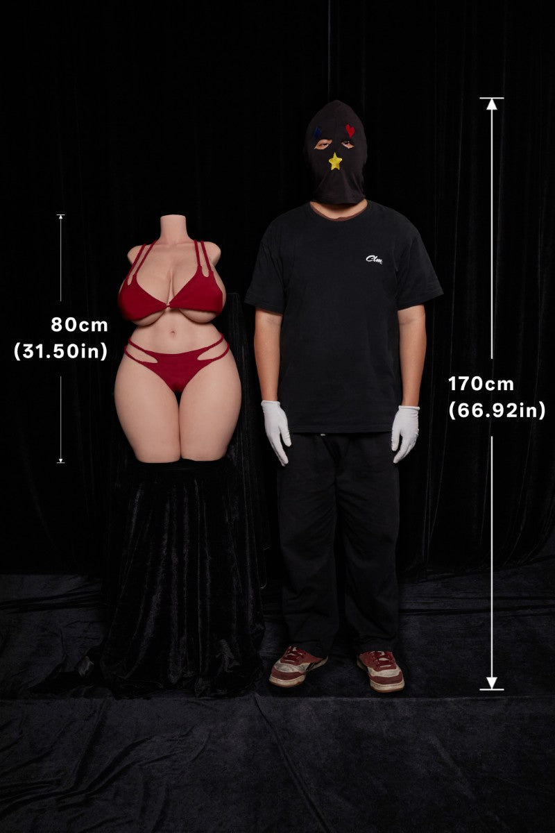 BBW Sekso lėlė liemuo (Climax Lėlė ULW 80cm K puodelis silikonas)
