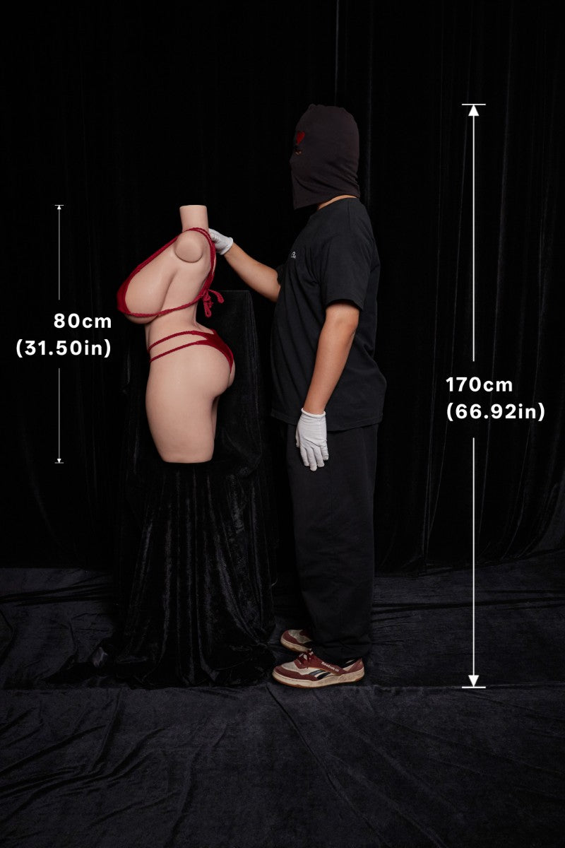 BBW Sekso lėlė liemuo (Climax Lėlė ULW 80cm K puodelis silikonas)