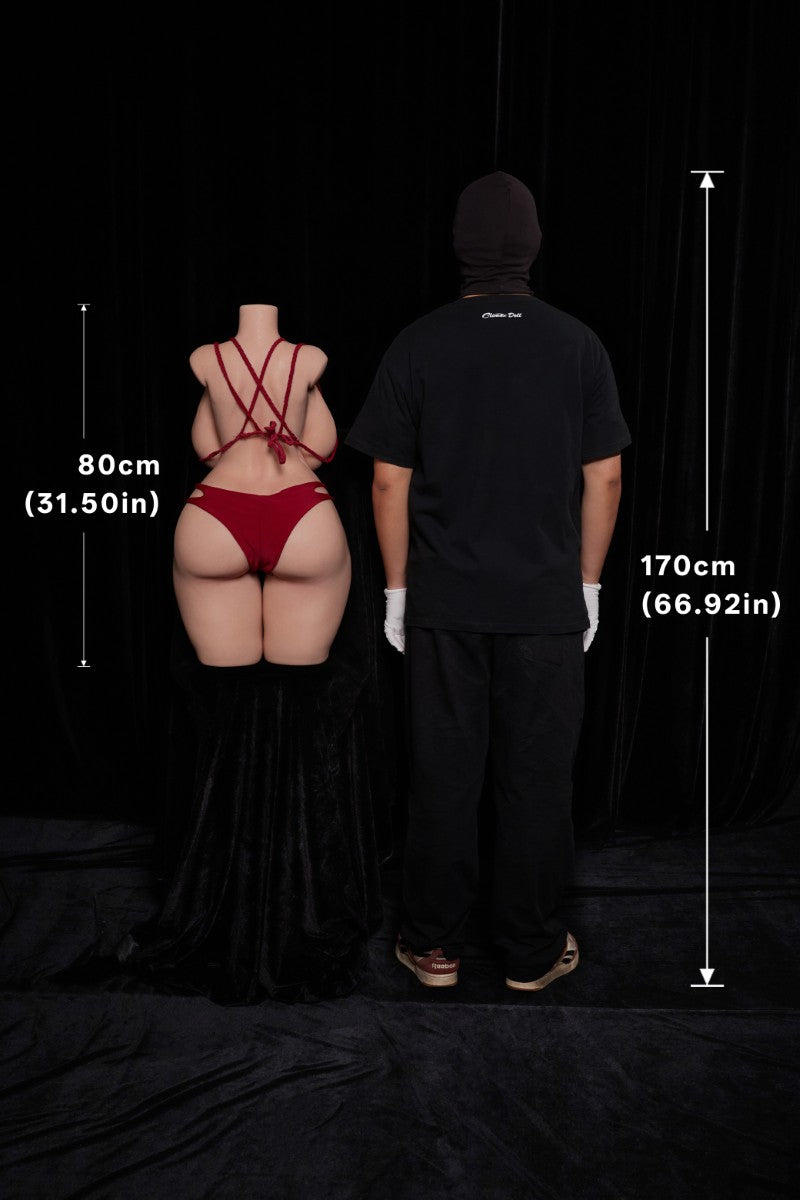 BBW Sekso lėlė liemuo (Climax Lėlė ULW 80cm K puodelis silikonas)