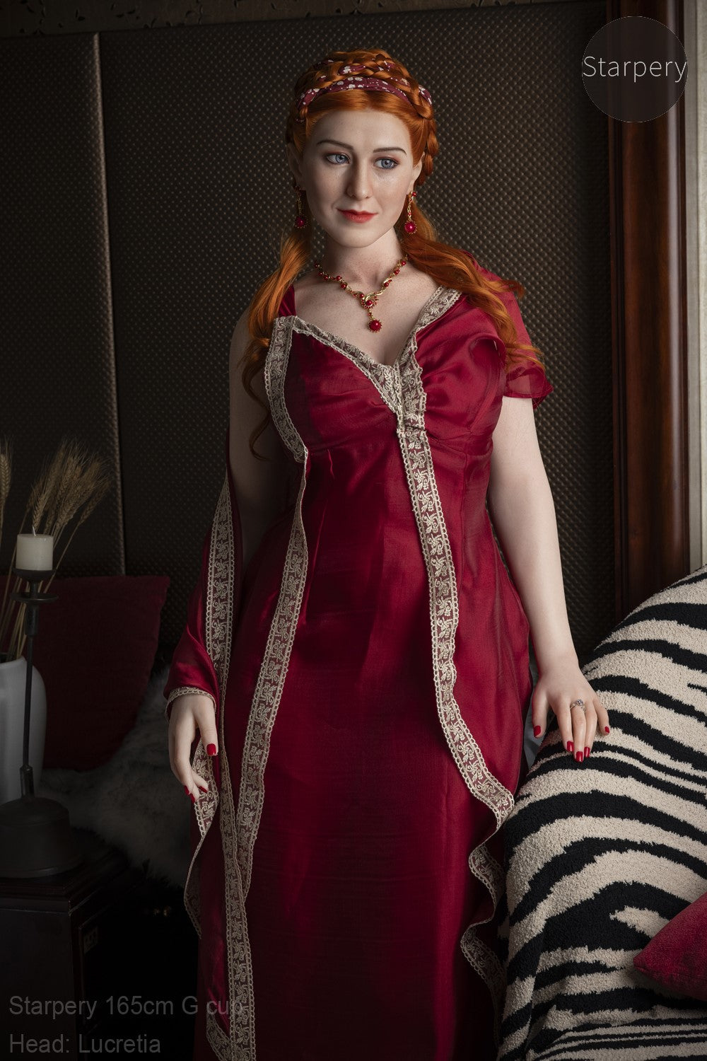 Sekso lėlė Lukrecija (Starpery 165 cm G puodelis TPE + silikonas)