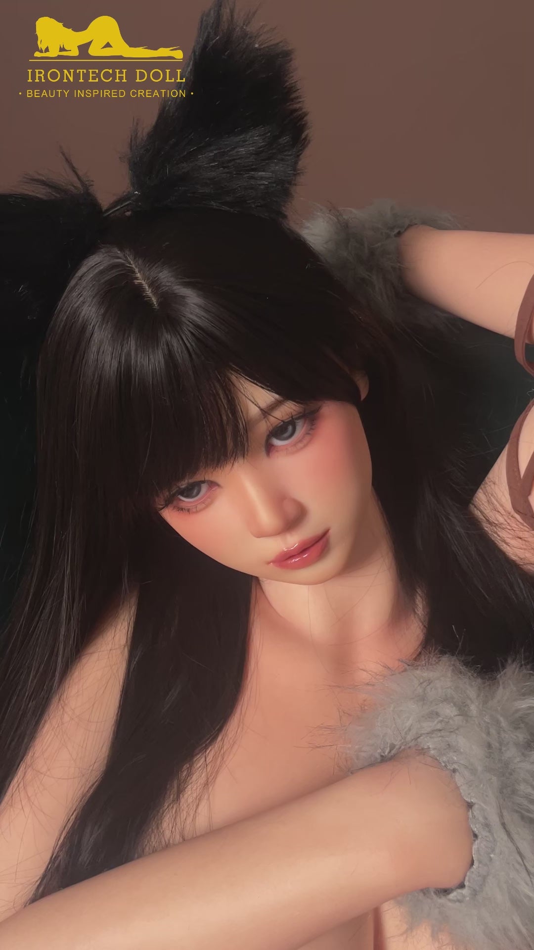 Nia sekso lėlė (Irontech Doll T165cm F-Cup T3 silikonas)