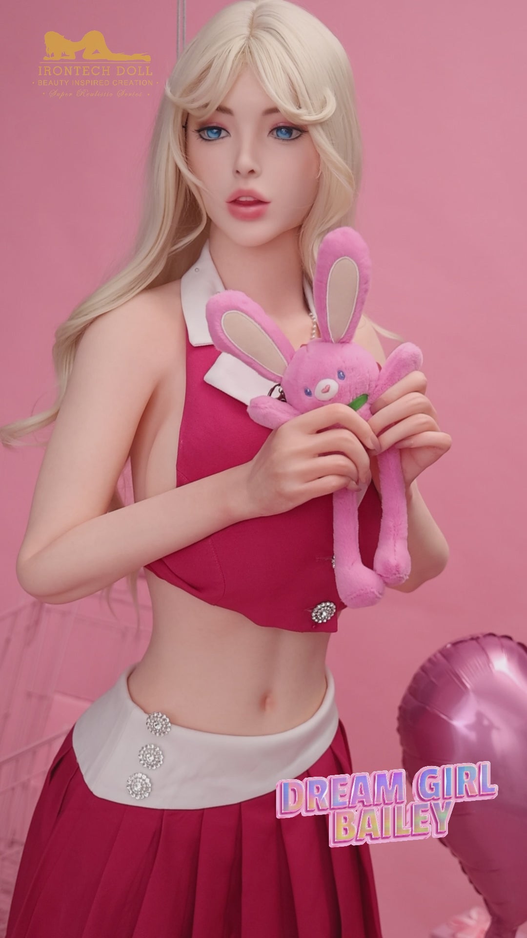 Sekso lėlė Vanessa (Irontech Doll 158 cm H-puodelis B2 silikoninis)