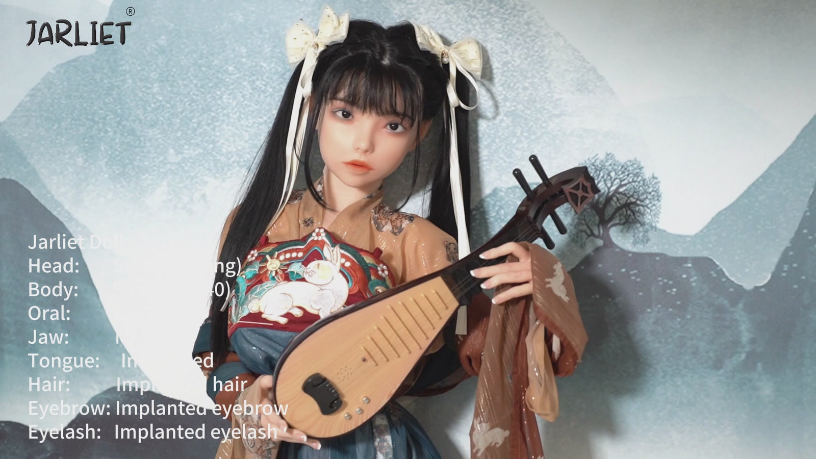 Qing 2 Sex Doll (Jarliet 140 cm C-Cup silikoninis)