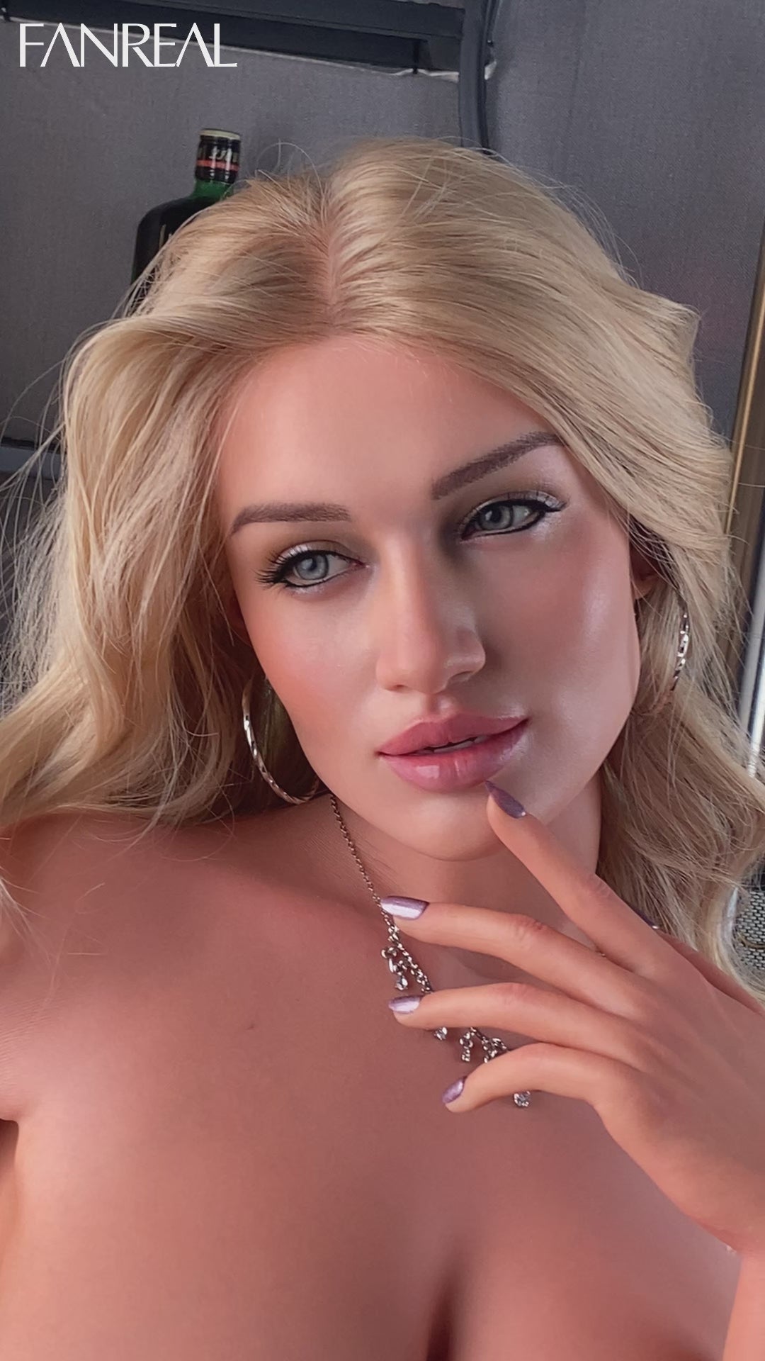 Sekso lėlė Melissa (FanReal Doll 168 cm F puodelis silikonas)