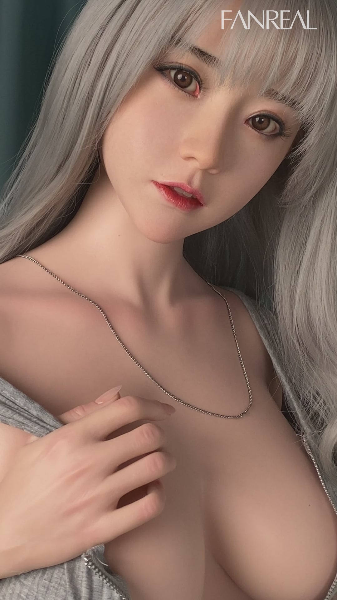 Sekso lėlė Qian (FanReal Doll 159 cm F-puodelis silikonas)