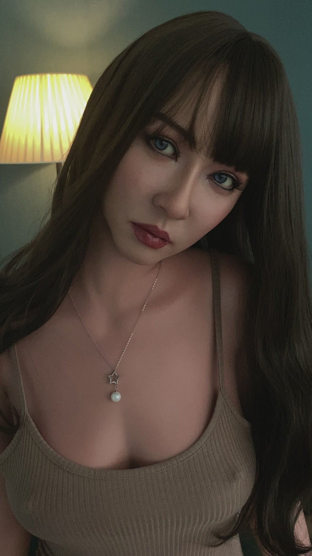 Eva Sex Doll (FanReal Doll 173 cm D puodelis, silikonas)