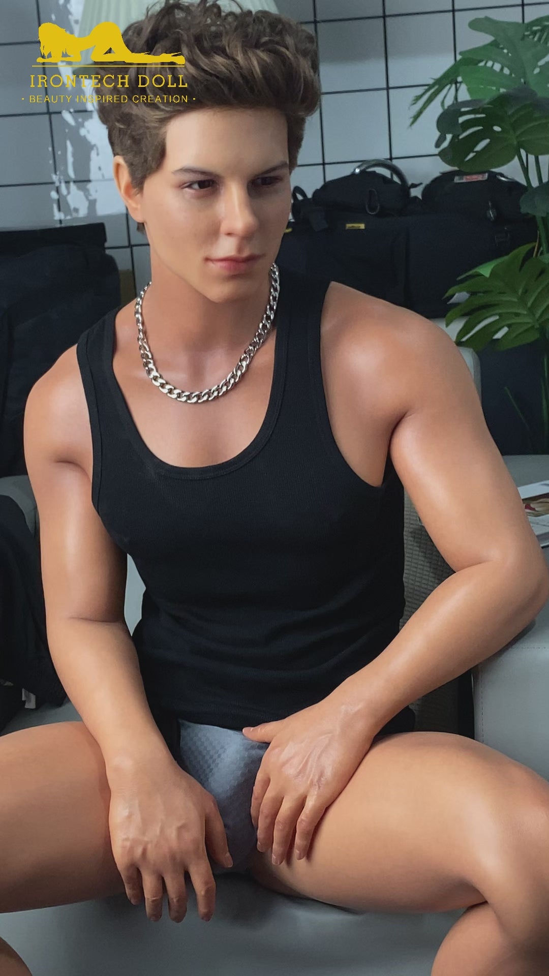 Sekso lėlė Drake Von Pornstar (Irontech Doll 175cm silikoninis)