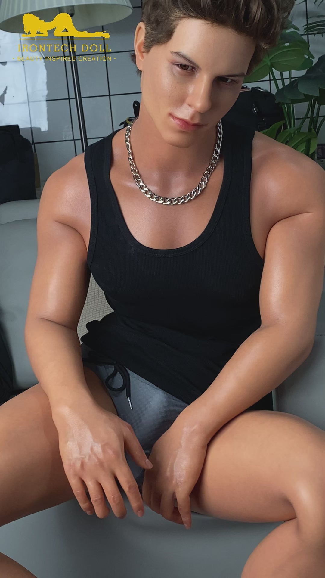 Sekso lėlė Drake Von Pornstar (Irontech Doll 175cm silikoninis)