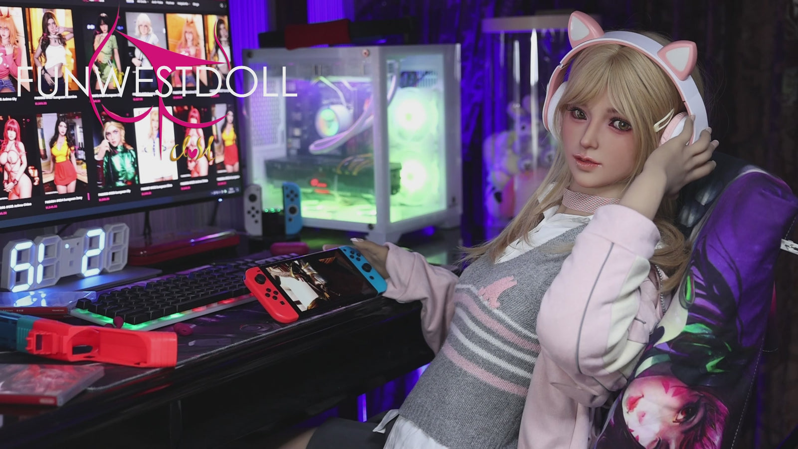 Alice Sex Doll (FunWest Doll 159 cm A taurė Nr. 038 TPE)