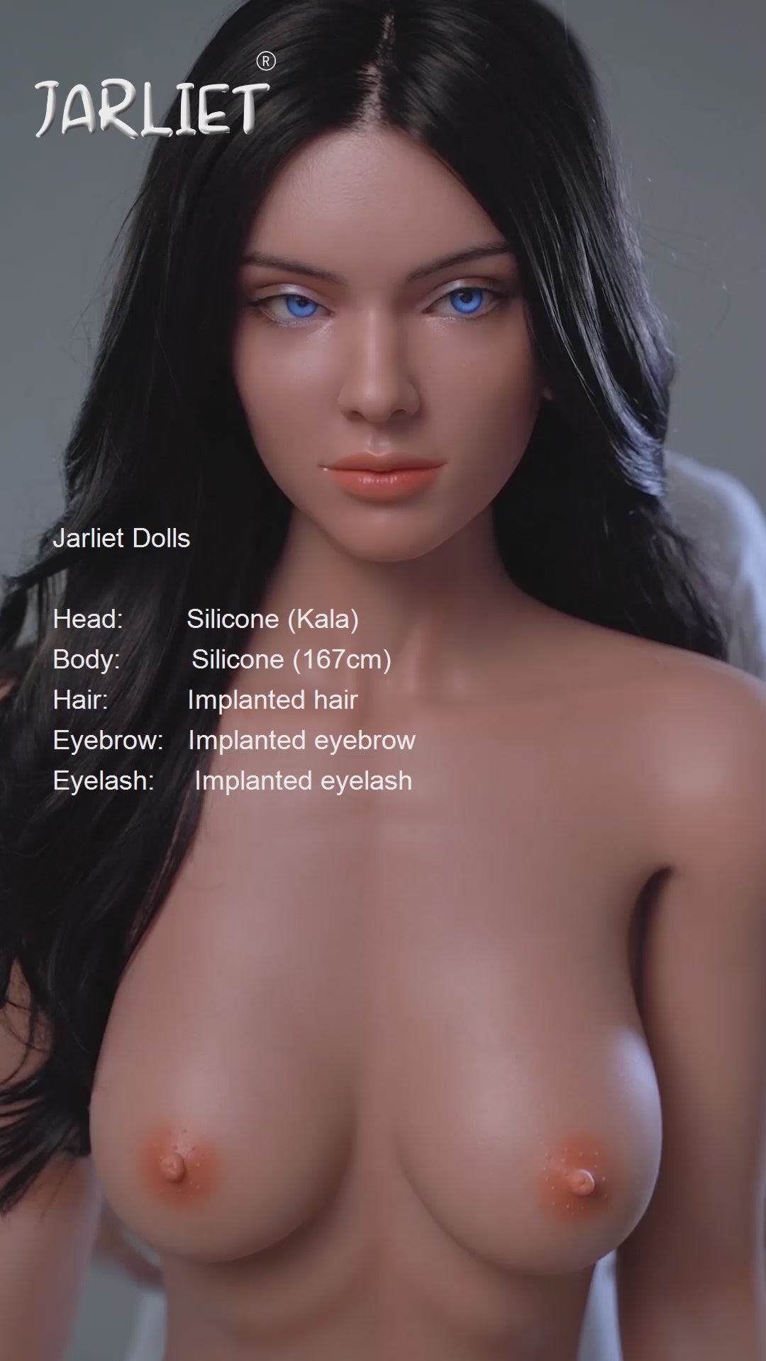 Kala sekso lėlė (Jarliet 167 cm B puodelio silikonas)