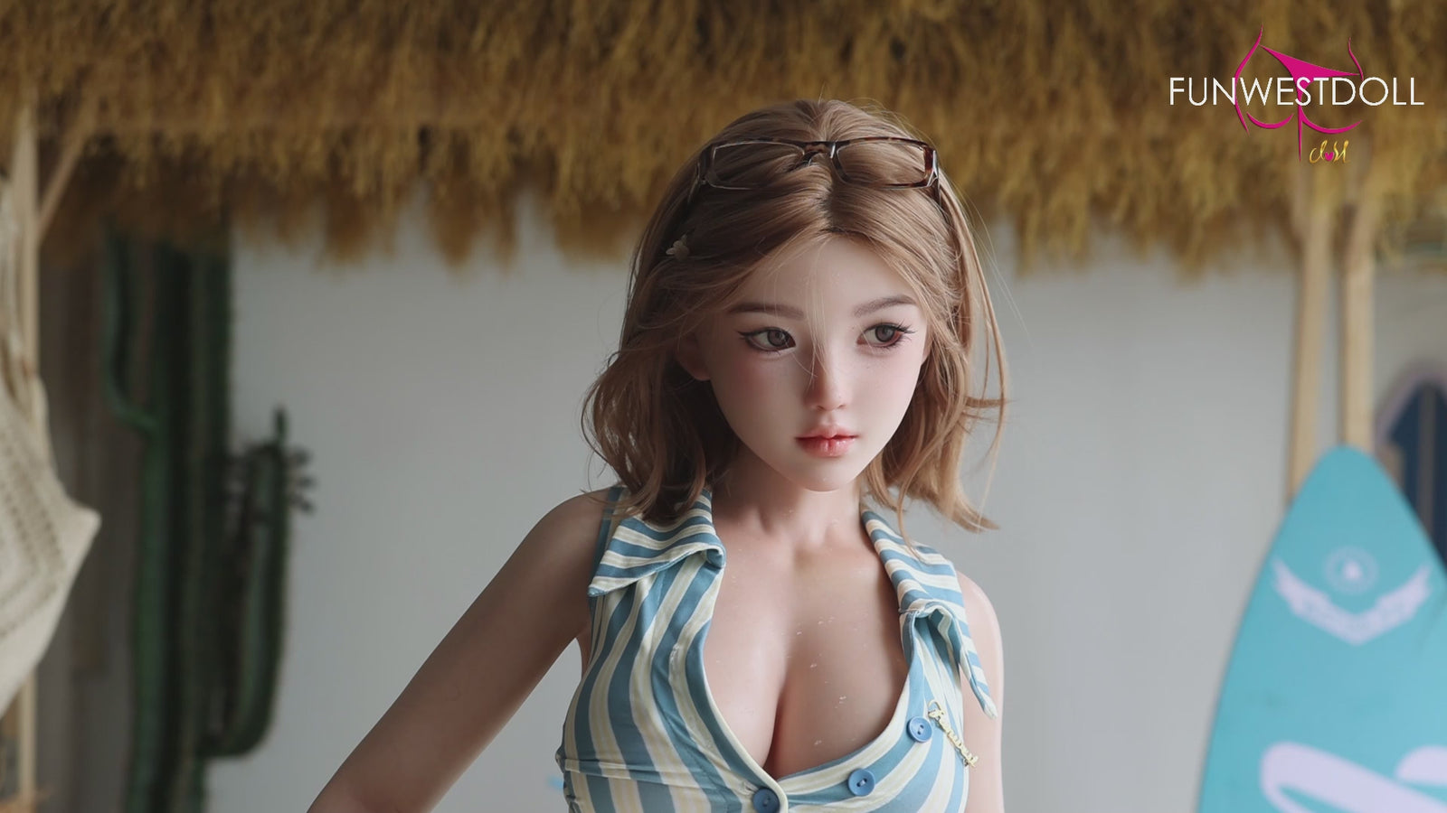 Sekso lėlė Nika (FunWest Doll 152 cm D-Cup #053S silikonas)