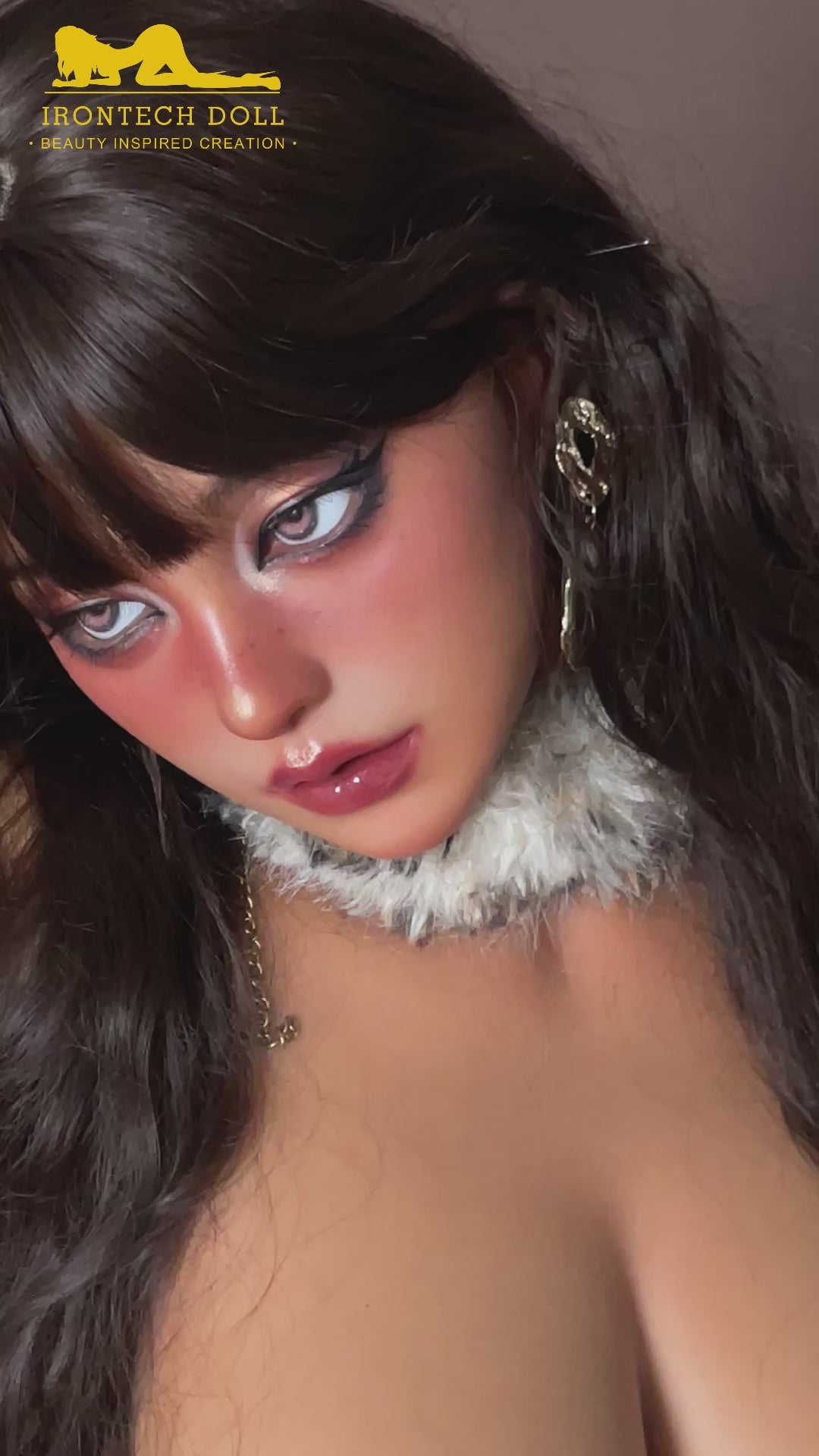 Eileen Sex Doll (Irontech Doll 164 cm E-Kupa S40 silikonas)