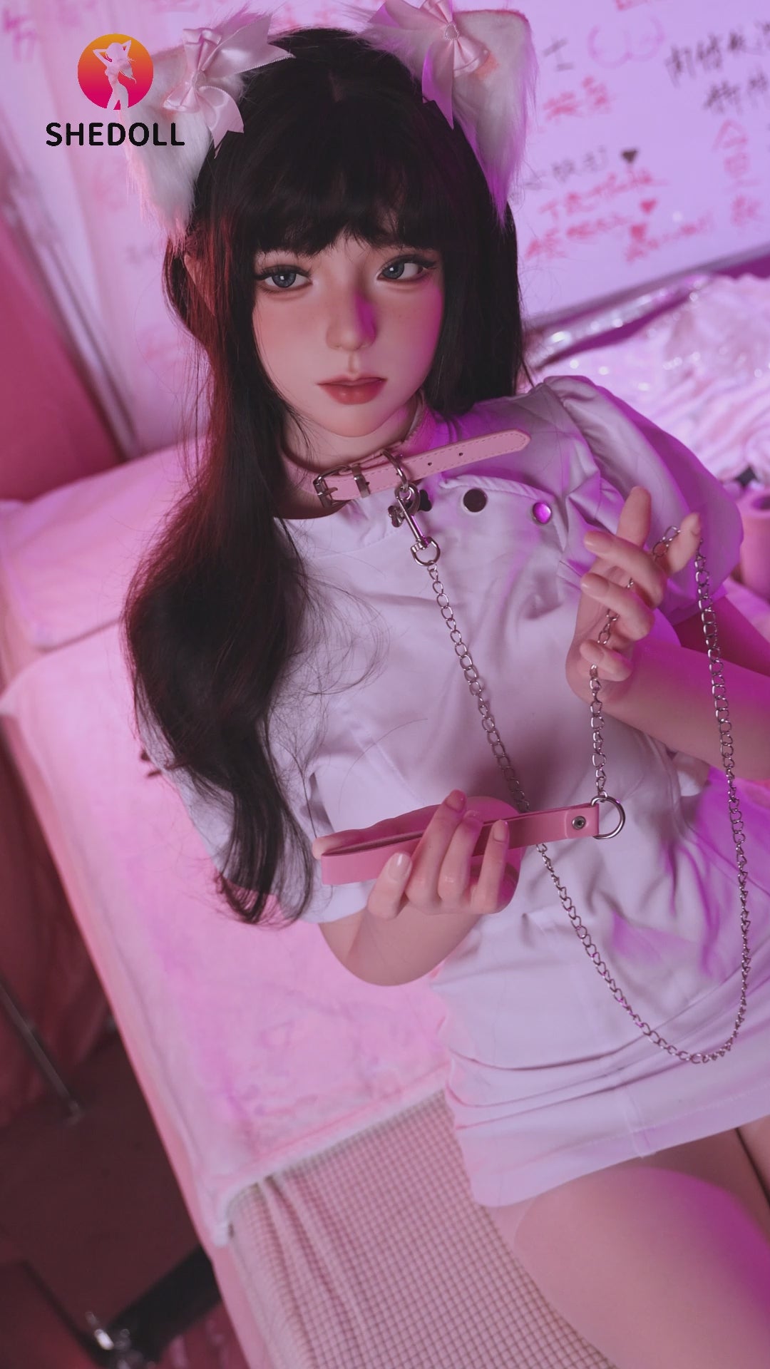 Kosame Sex Doll (SHEDOLL 168 cm D puodelis # SH147 2.0 silikonas)