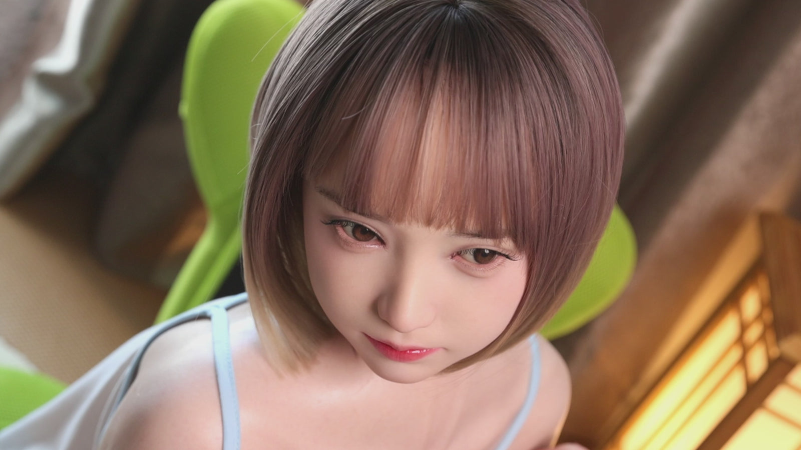 Mo Sex Doll (FanReal Doll 153 cm B puodelis, silikonas)