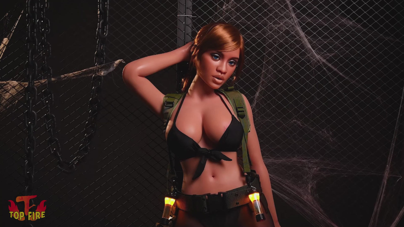 Hedy Sex Doll (Top Fire Doll 163 cm G puodelis T04 silikonas)
