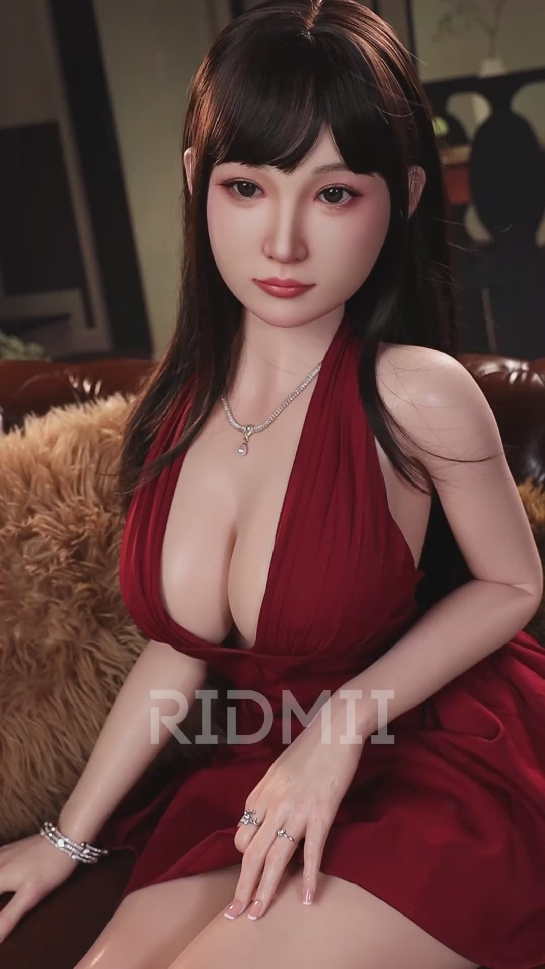 Hainas Robot AI sekso lėlė (Ridmii Doll 163 cm C puodelis TPE + silikonas)