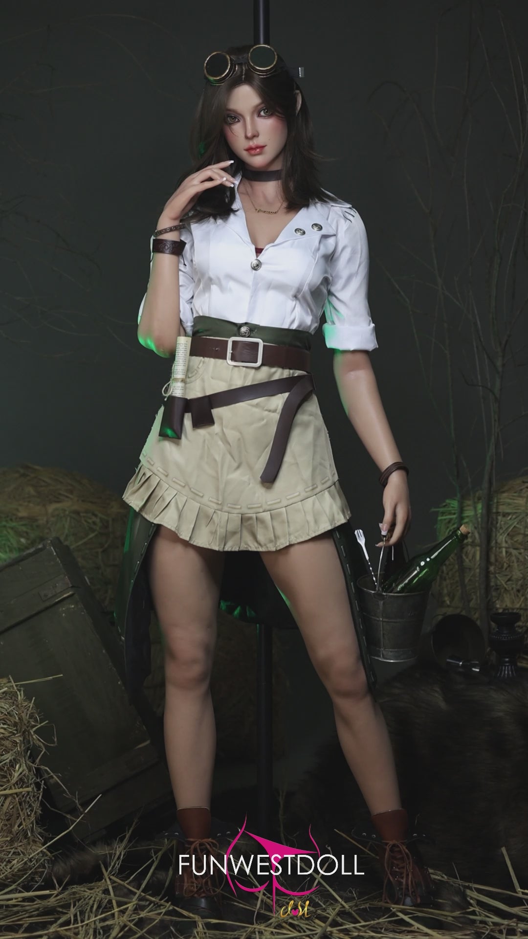 Lexie sekso lėlė (FunWest Doll 168 cm D formos puodelio #026S RST Silikonas) EXPRESS