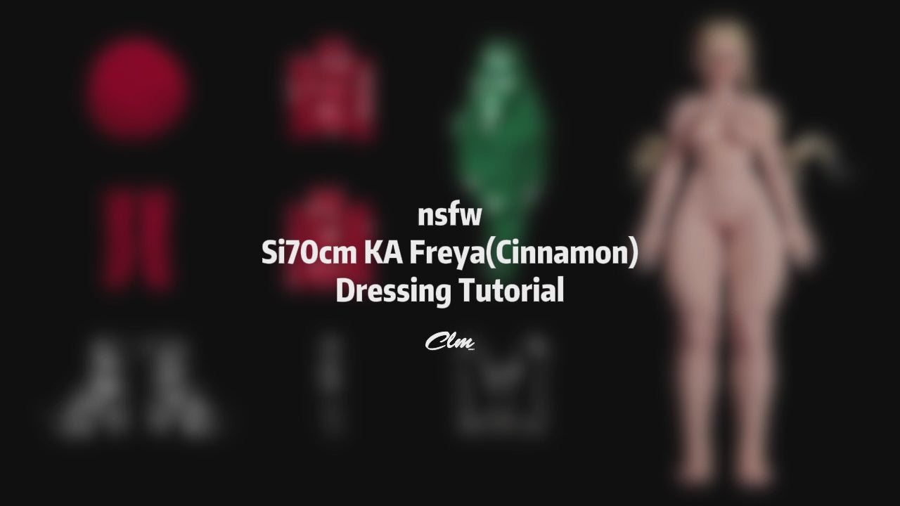 Cammy Sex Doll (Climax Doll Mini 70cm D-puodelis, silikonas)