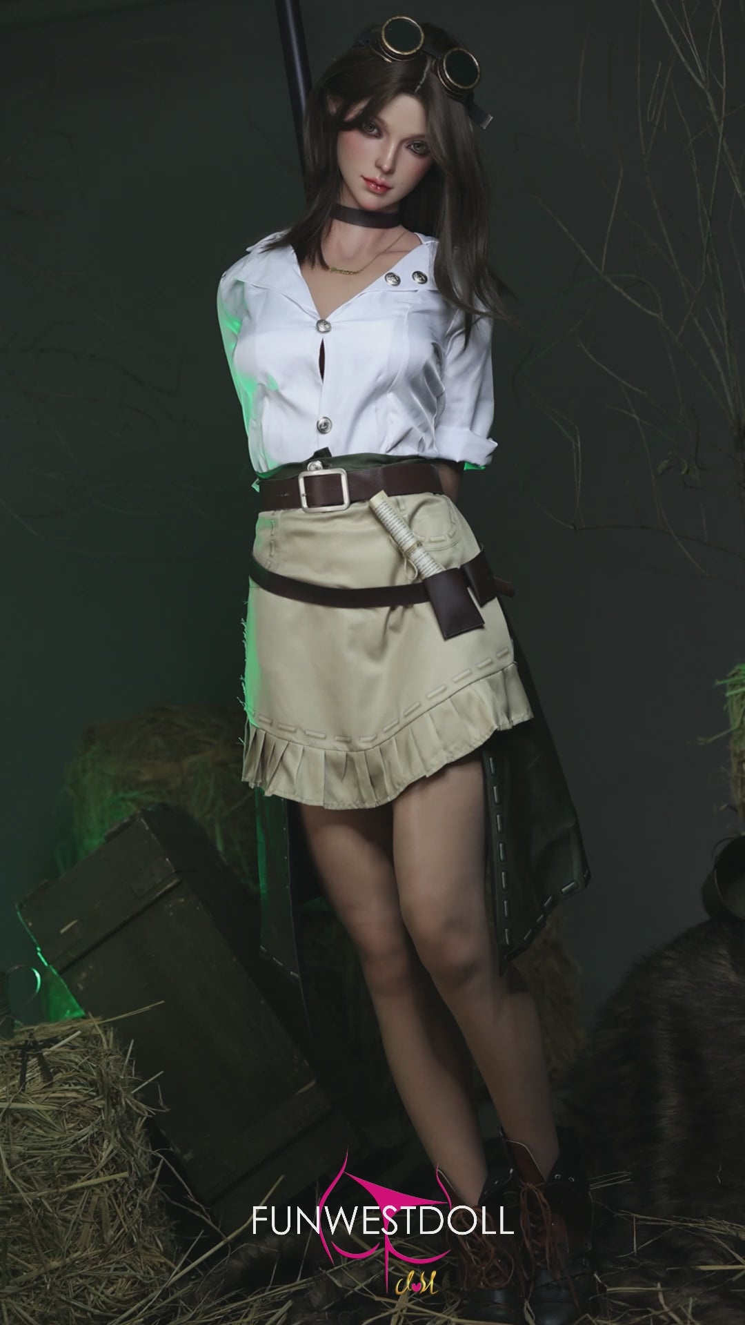 Lexie sekso lėlė (FunWest Doll 168 cm D formos puodelio #026S RST Silikonas) EXPRESS