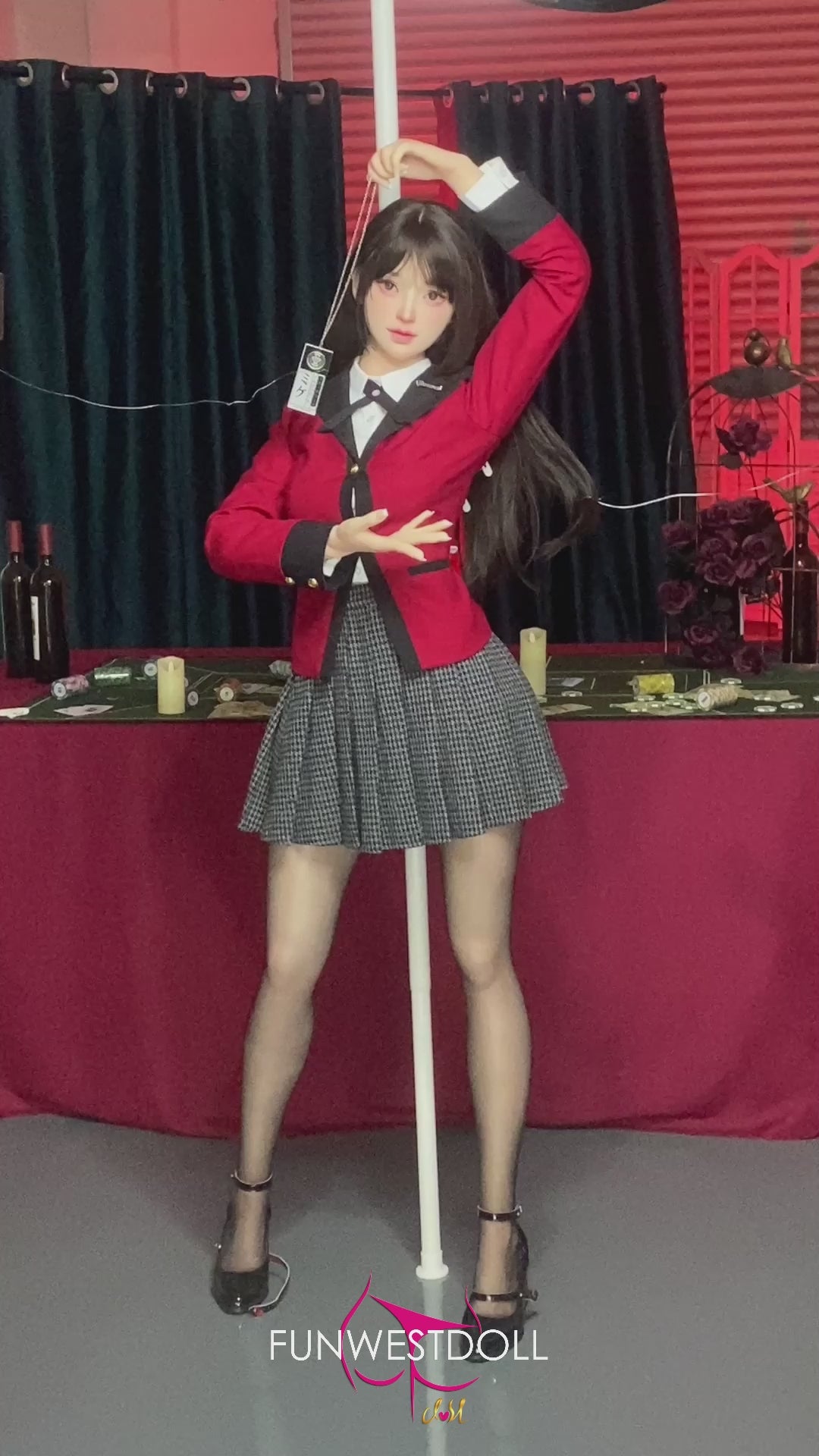 Yumeko Jabami sekso lėlė (FunWest Doll 159 cm A-puodelio #038S RST Silikonas) EXPRESS
