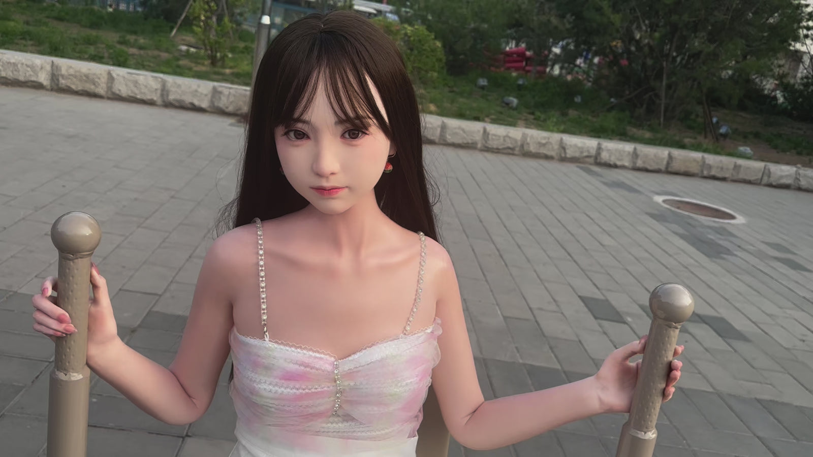 Mo Sex Doll (FanReal Doll 153 cm B puodelis, silikonas)