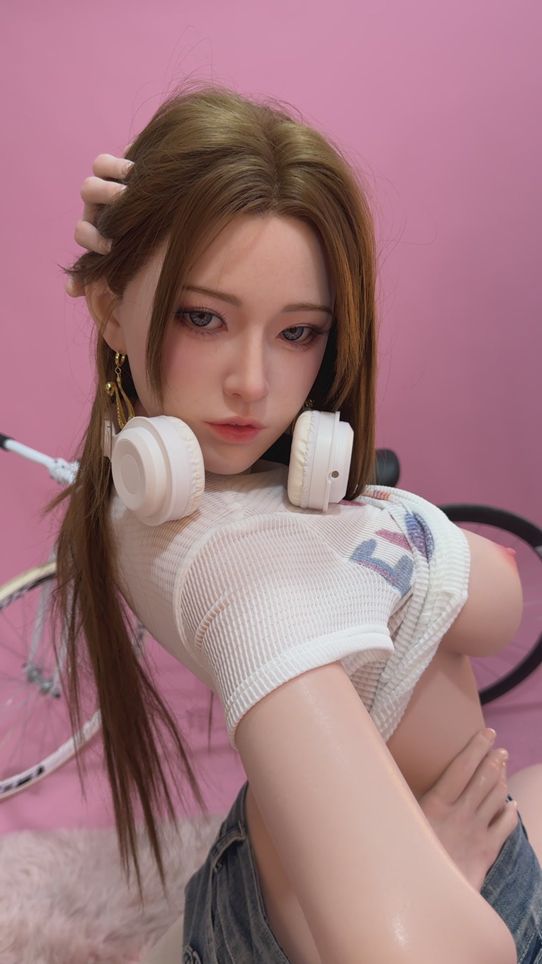 Sekso lėlė Miaoyu (Starpery 171 cm D puodelis TPE + silikonas)