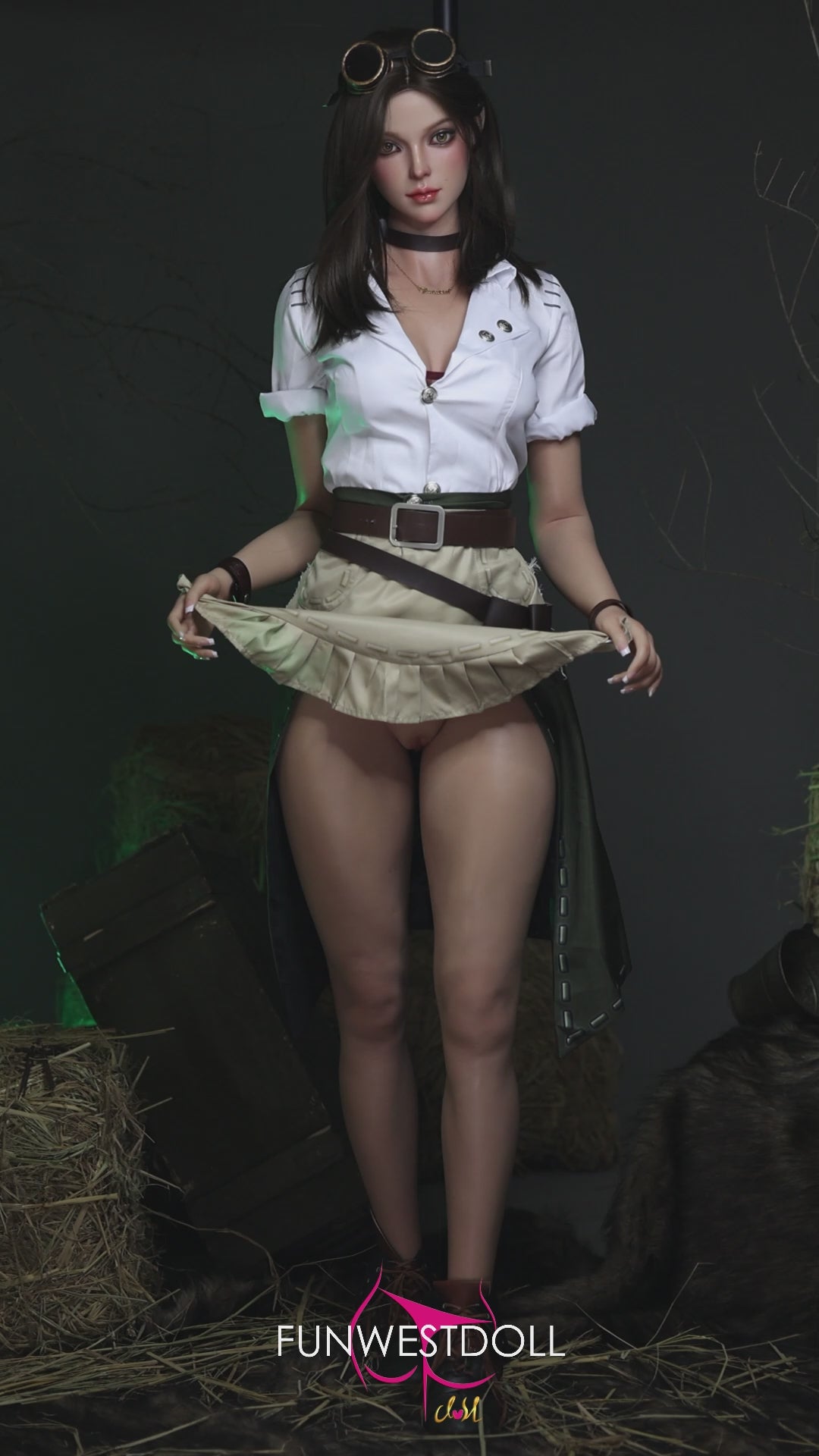 Lexie sekso lėlė (FunWest Doll 168 cm D formos puodelio #026S RST Silikonas) EXPRESS