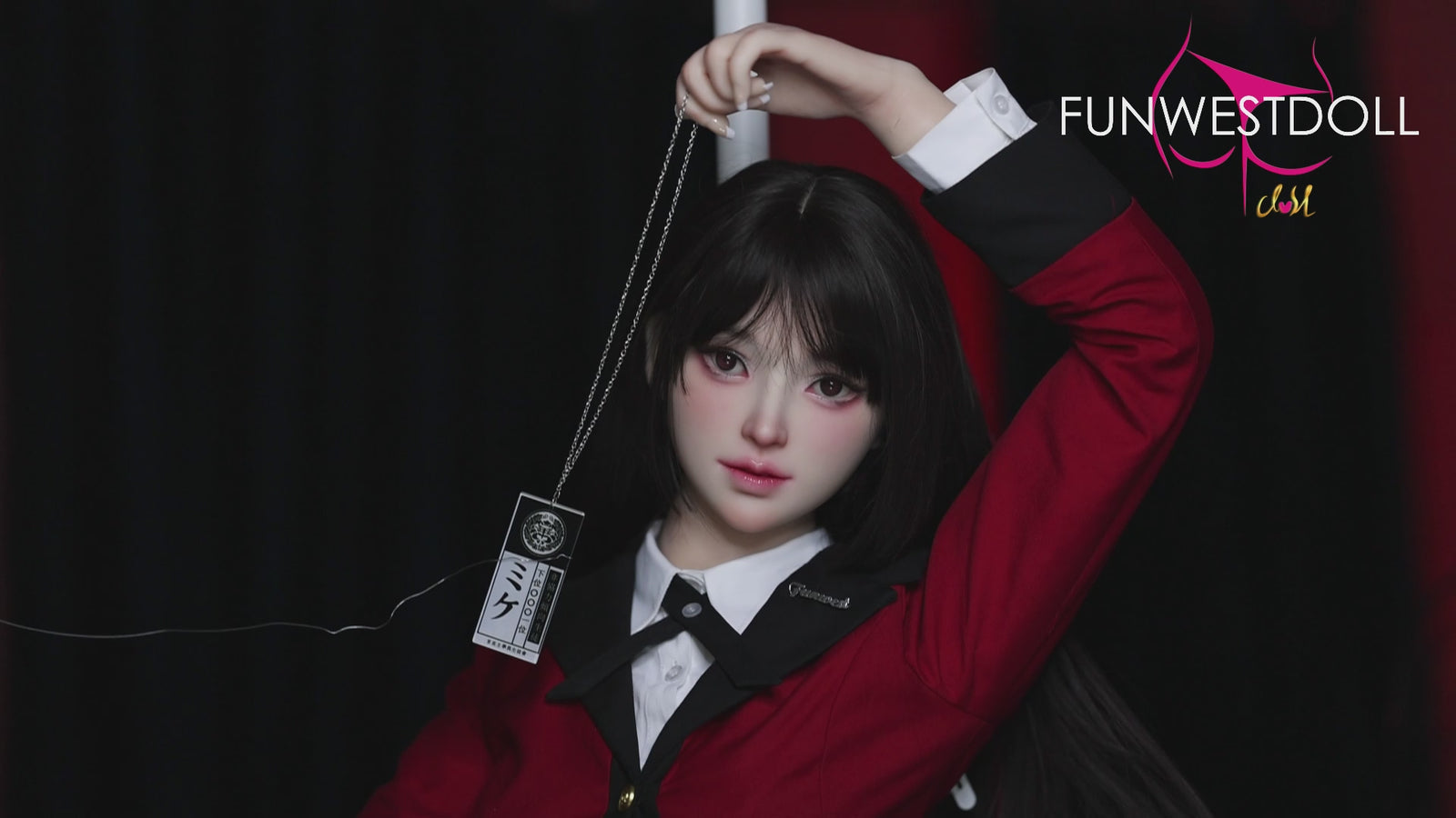 Yumeko Jabami sekso lėlė (FunWest Doll 159 cm A-puodelio #038S RST Silikonas) EXPRESS