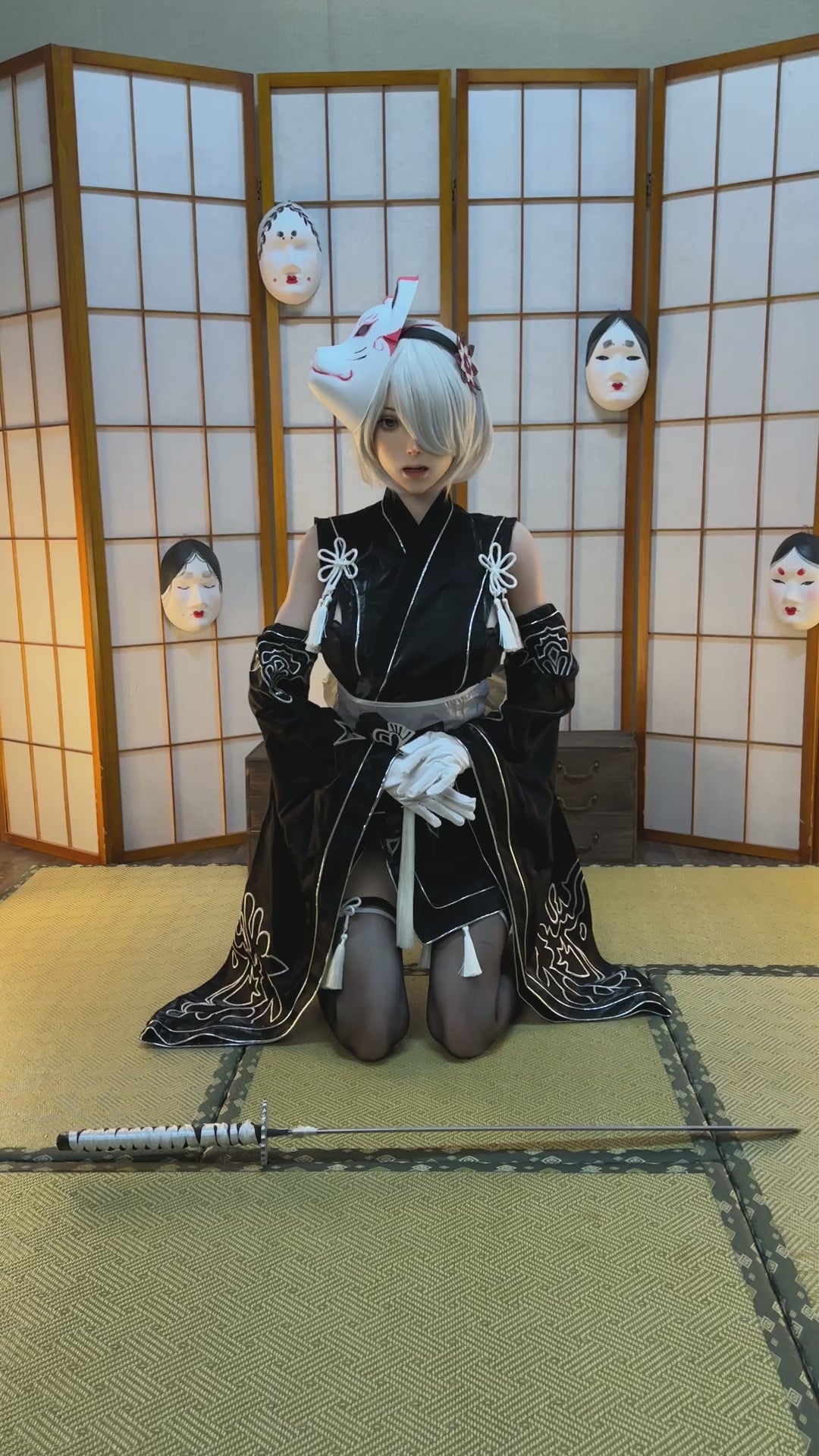 Yorha 2B Sex Doll (Game Lady 171 cm E-Cup Nr. 24 silikonas)