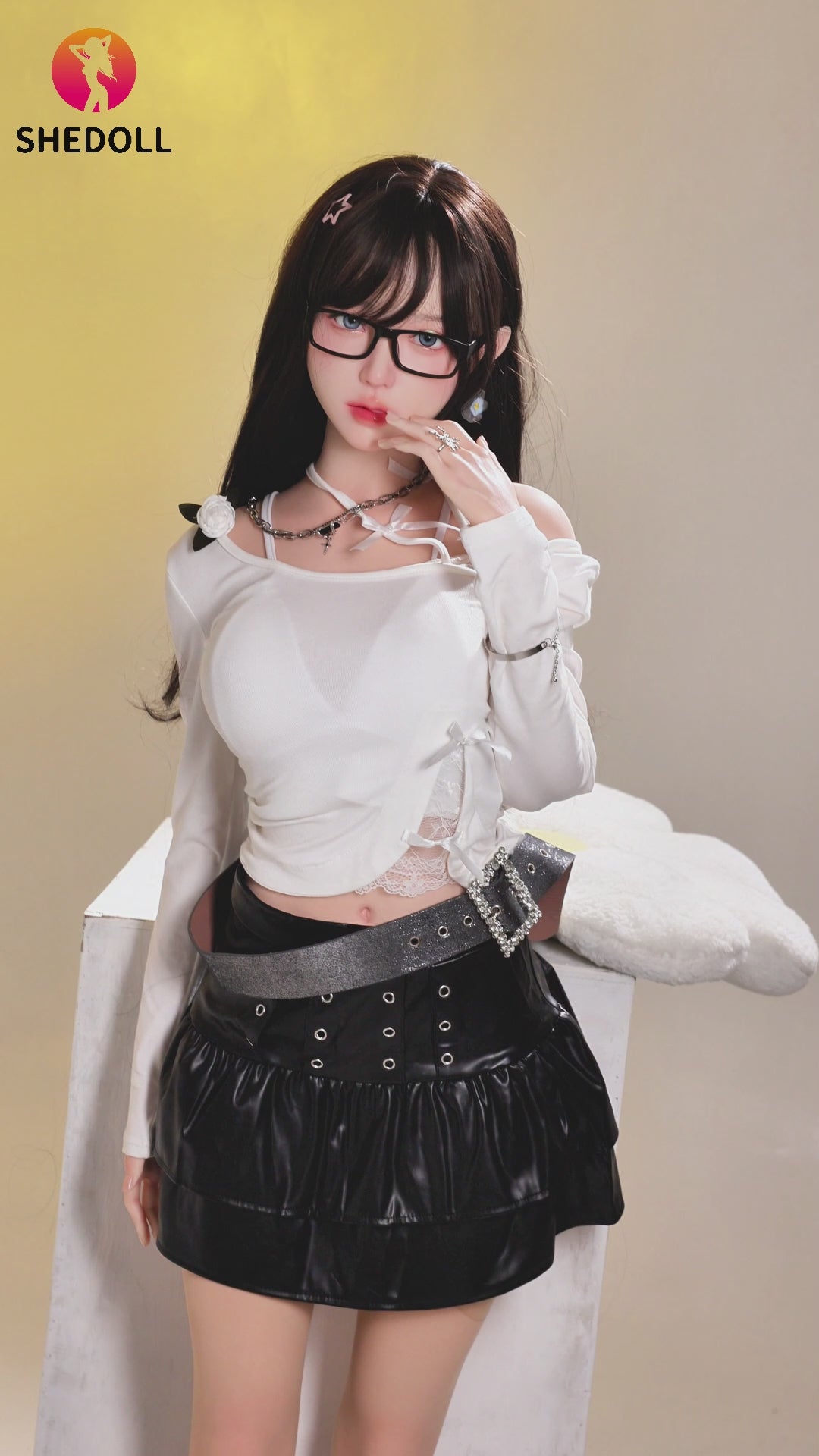 Sekso lėlė Cheryl (SHEDOLL 168 cm D-Cup #SH215 2.0 silikonas)